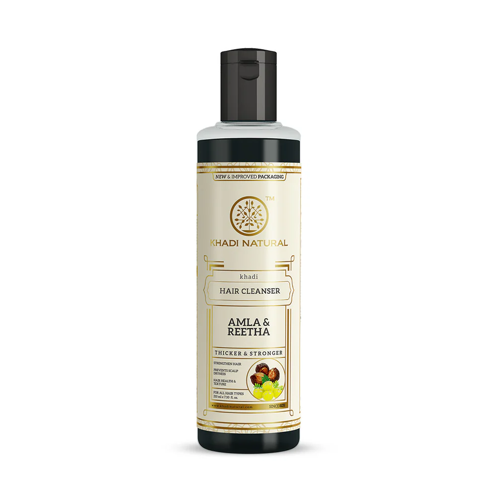 Khadi Natural Herbal Amla & Reetha Hair Cleanser - 210ml