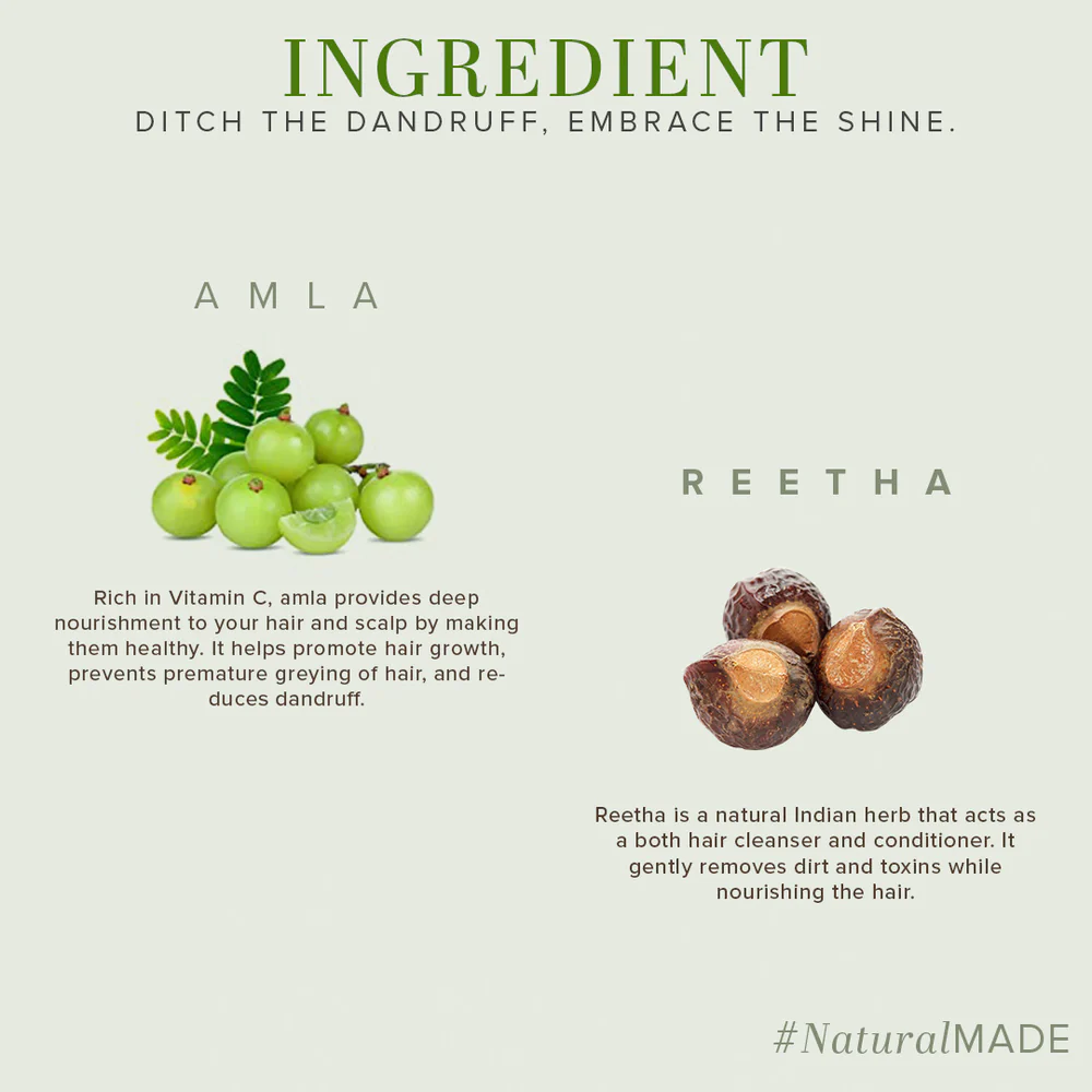 Khadi Natural Herbal Amla & Reetha Hair Cleanser - 210ml