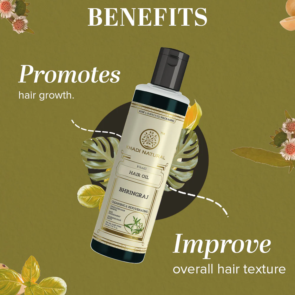 Khadi Natural Bhringraj Hair Oil - 210ml