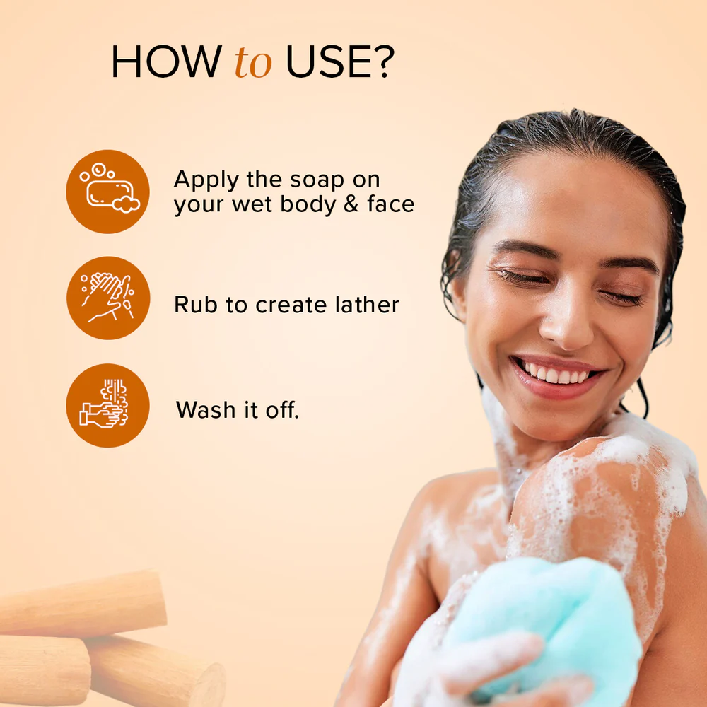 Khadi Natural Herbal Sandalwood Soap Combo Pack Of 3 – 125gm Each